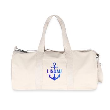 Anker Lindau Bodensee - Recycelte Canvas-Sporttasche von Stanley/Stella - Naturweiß - Vorne
