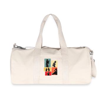 Singing Singers - Recycled Canvas Sports Bag by Stanley/Stella - natural - Front