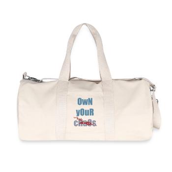 Appropriez-vous votre chaos - Sac de sport en toile recyclée Stanley/Stella - blanc naturel - Devant