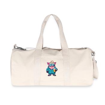 Lunettes de ski Sow Piglet Ski - Sac de sport en toile recyclée Stanley/Stella - blanc naturel - Devant