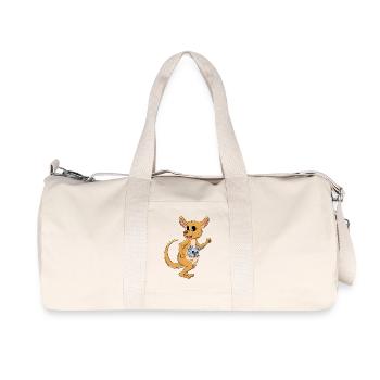Kangaroo with Koala Baby - Recycled Canvas Sports Bag by Stanley/Stella - natural - Front