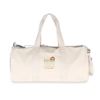 The legends were born in December 1990 - Recycled Canvas Sports Bag by Stanley/Stella - natural - Front