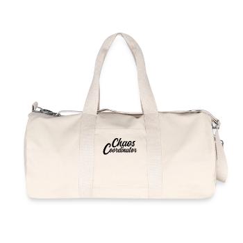 Le coordinateur du chaos - Tout est sous contrôle - Sac de sport en toile recyclée Stanley/Stella - blanc naturel - Devant