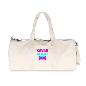 Mode kayak activé - Sac de sport en toile recyclée Stanley/Stella - blanc naturel - Devant