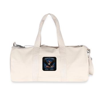 250 Years of Freedom 1776-2026 - Recycled Canvas Sports Bag by Stanley/Stella - natural - Front
