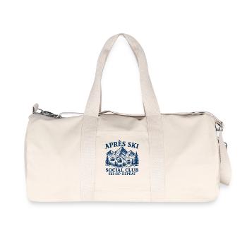 Après Ski Social Club Ski Sip Repeat - Recycled Canvas Sports Bag by Stanley/Stella - natural - Front