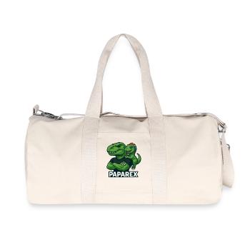 Paparex Dino Dad Shirt Father & Child - Recycled Canvas Sports Bag by Stanley/Stella - natural - Front