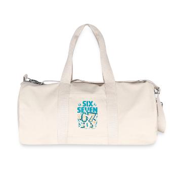 67 Pixel Flash Retro - Recycled Canvas Sports Bag by Stanley/Stella - natural - Front