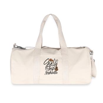 Girls Trip Nashville - Recycled Canvas Sports Bag by Stanley/Stella - natural - Front