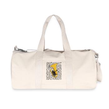 Tuba Notes musicales Tubaiste Musicien de cuivres - Sac de sport en toile recyclée Stanley/Stella - blanc naturel - Devant