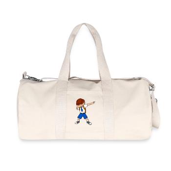 Dabbing School Kid Uniform Funny Back To School - Recycled Canvas Sports Bag by Stanley/Stella - natural - Front
