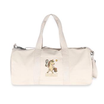 Tennis licorne, Girl Magic - Sac de sport en toile recyclée Stanley/Stella - blanc naturel - Devant