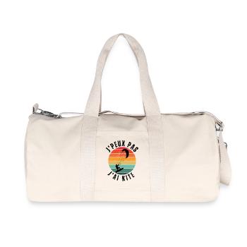 I Can't I Kite Gift Humor - Recycled Canvas Sports Bag by Stanley/Stella - natural - Front