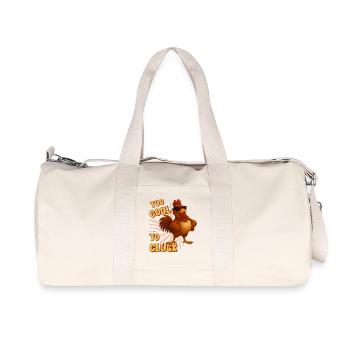 Trop froid pour caqueter, poulet frais - Sac de sport en toile recyclée Stanley/Stella - blanc naturel - Devant