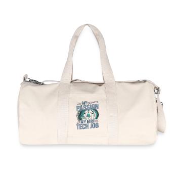 MRI Tech My Passion My Magnetic Resonance Image - Recycled Canvas Sports Bag by Stanley/Stella - natural - Front