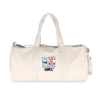 I'm The Birthday Girl - Recycelte Canvas-Sporttasche von Stanley/Stella - Naturweiß - Vorne