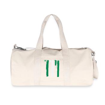 Nigeria Flagge - Recycelte Canvas-Sporttasche von Stanley/Stella - Naturweiß - Vorne