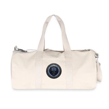 Création Helheim / Bouclier runique du Loup Lunaire - Sac de sport en toile recyclée Stanley/Stella - blanc naturel - Devant
