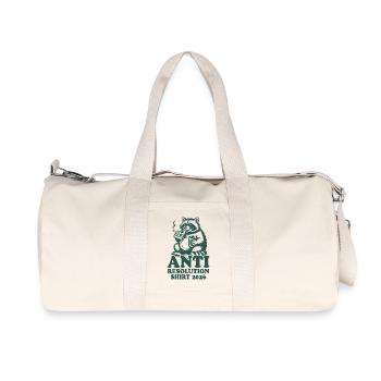 Raccoon | Anti Good Resolutions 2026 - Recycled Canvas Sports Bag by Stanley/Stella - natural - Front
