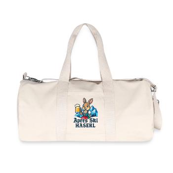 Bière Après-ski Haserl Dirndl - Sac de sport en toile recyclée Stanley/Stella - blanc naturel - Devant