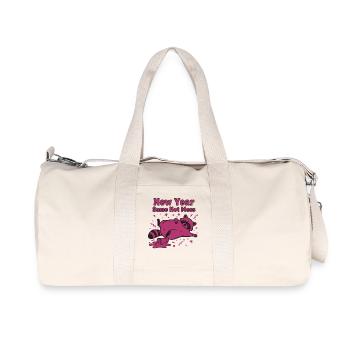 Célébration du Nouvel An Même Désordre 2025 - Sac de sport en toile recyclée Stanley/Stella - blanc naturel - Devant