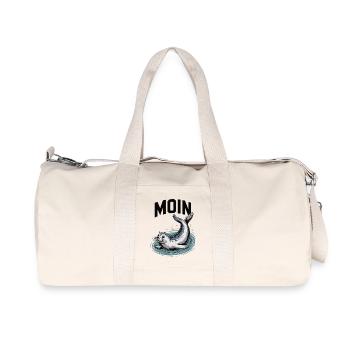 Phoque des phoques mer Baltique Moin en mer du Nord - Sac de sport en toile recyclée Stanley/Stella - blanc naturel - Devant