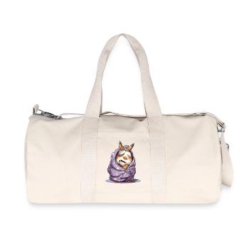 Sternenbett Schlafkumpel - Recycelte Canvas-Sporttasche von Stanley/Stella - Naturweiß - Vorne