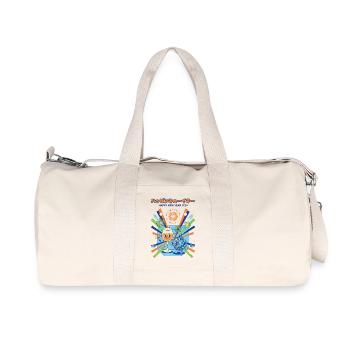 Happy New Year 2026 Fireworks Party - Recycled Canvas Sports Bag by Stanley/Stella - natural - Front