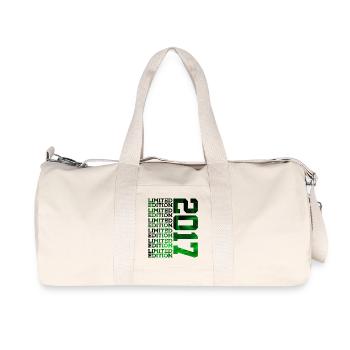 ÉDITION LIMITÉE 2017 9 ANS 9E ANNIVERSAIRE - Sac de sport en toile recyclée Stanley/Stella - blanc naturel - Devant