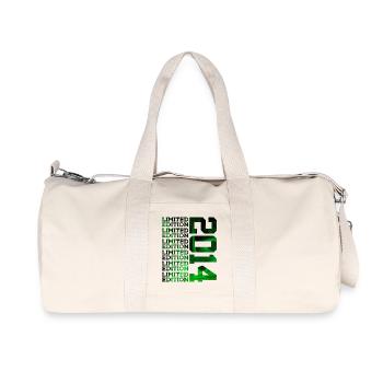ÉDITION LIMITÉE 2014 12 ANS 12E ANNIVERSAIRE - Sac de sport en toile recyclée Stanley/Stella - blanc naturel - Devant