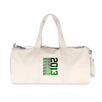 LIMITED EDITION 2013 13 YEARS 13TH BIRTHDAY - Recycled Canvas Sports Bag by Stanley/Stella - natural - Front