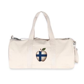Finlande - Sac de sport en toile recyclée Stanley/Stella - blanc naturel - Devant