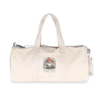 Earth Child Goblincore Zwerg - Recycelte Canvas-Sporttasche von Stanley/Stella - Naturweiß - Vorne