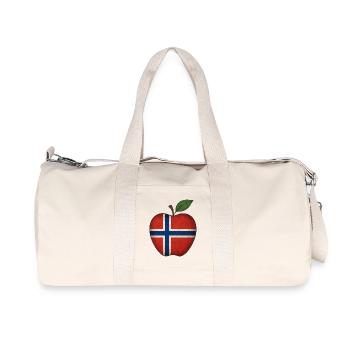 Norwegen - Recycelte Canvas-Sporttasche von Stanley/Stella - Naturweiß - Vorne
