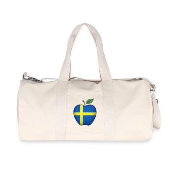 Suède - Sac de sport en toile recyclée Stanley/Stella - blanc naturel - Devant