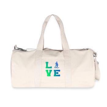 Style floorball pour toutes les occasions - Sac de sport en toile recyclée Stanley/Stella - blanc naturel - Devant