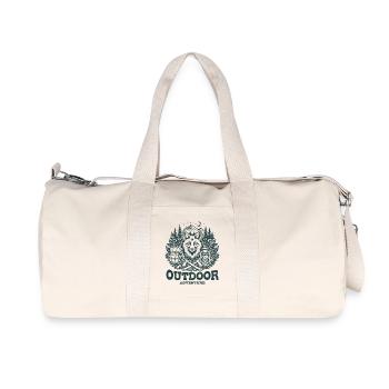 Aventure en plein air | Nature - Camping - Randonnée - Sac de sport en toile recyclée Stanley/Stella - blanc naturel - Devant