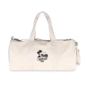Tournée de Majorque 2026 - Sac de sport en toile recyclée Stanley/Stella - blanc naturel - Devant