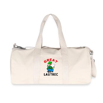Portrait Toulouse-Lautrec - Sac de sport en toile recyclée Stanley/Stella - blanc naturel - Devant