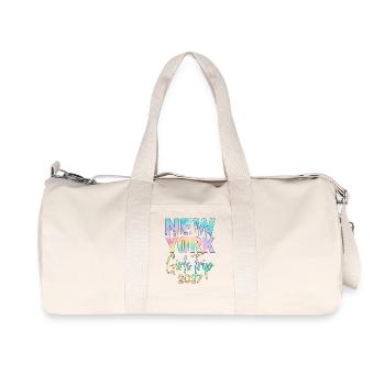 Girls Trip New York 2027 - Recycled Canvas Sports Bag by Stanley/Stella - natural - Front