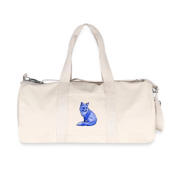 Fox Arctic Fox - Recycled Canvas Sports Bag by Stanley/Stella - natural - Front