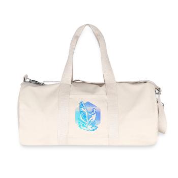 Kurz und klar Windsurfing - Recycelte Canvas-Sporttasche von Stanley/Stella - Naturweiß - Vorne