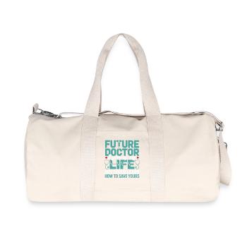 Future déclaration de sauveteur médecin - Sac de sport en toile recyclée Stanley/Stella - blanc naturel - Devant