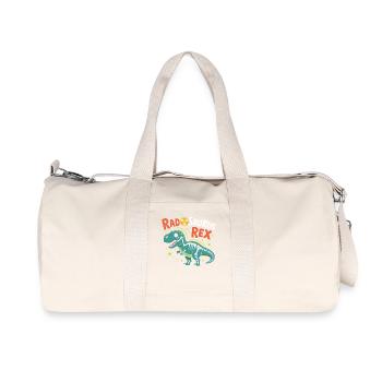 RadSaurus Rex Neon Dino - Sac de sport en toile recyclée Stanley/Stella - blanc naturel - Devant
