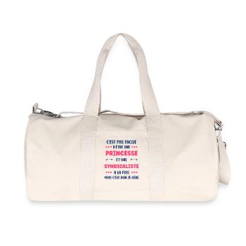 trade unionist - Recycled Canvas Sports Bag by Stanley/Stella - natural - Front