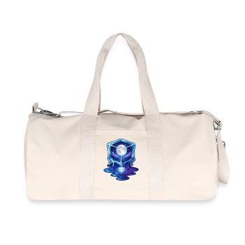 Cosmic Icecube Galaxy - Recycled Canvas Sports Bag by Stanley/Stella - natural - Front