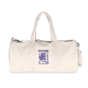 Bass Guitar Lover Bass Player Streetwear - Recycled Canvas Sports Bag by Stanley/Stella - natural - Front