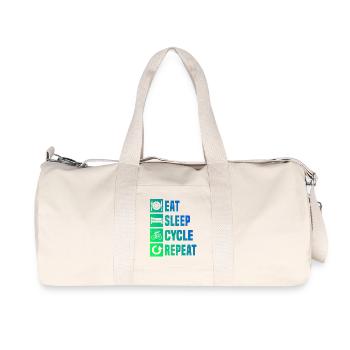 Déclaration pour tous les vélos de route - Sac de sport en toile recyclée Stanley/Stella - blanc naturel - Devant