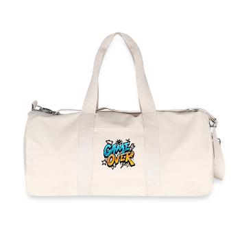 Game Over Graffiti Néon - Sac de sport en toile recyclée Stanley/Stella - blanc naturel - Devant