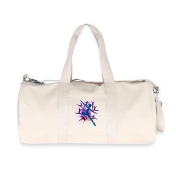 Gymnastique Gymnastique Acrobatie Gymnastique artistique - Sac de sport en toile recyclée Stanley/Stella - blanc naturel - Devant
